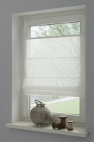 Gardinia EASYFIX Raffrollo mit 2 Bedienschienen weiß 100 x 140 cm