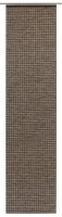 Gardinia Flächenvorhang Natur-optik Dekor teak 60 x 245 cm