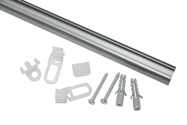 Gardinia Aluminiumschiene 13 mm aluminium 180 cm