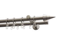 Gardinia Kegel 2-Lauf Ø 20 mm edelstahl-optik 160 cm