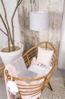 Koeka Kinderdecke Waffel/Flanell Antwerp 100 X 150 cm silver grey/ white