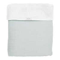 Koeka Decke Elba Plsch 100 X 150 soft mint/white