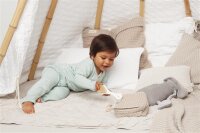 Koeka Decke Elba Plüsch 100 X 150 soft mint/white