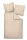 Janine Mako-Satin Bettwäsche 200x220 2x80x80 3 teilig  Colors 31001-29-622 sand