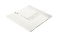 Biederlack uni Wolldecke Kuscheldecke Wohndecke 50 x 200 cm Cotton Cover natur