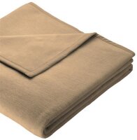 Biederlack Tagesdecke Kuscheldecke 150 x 200 cm Uno Soft kamel