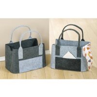Gilde Filztasche B 44 x H 26 x T 18 cm Tasche mit...