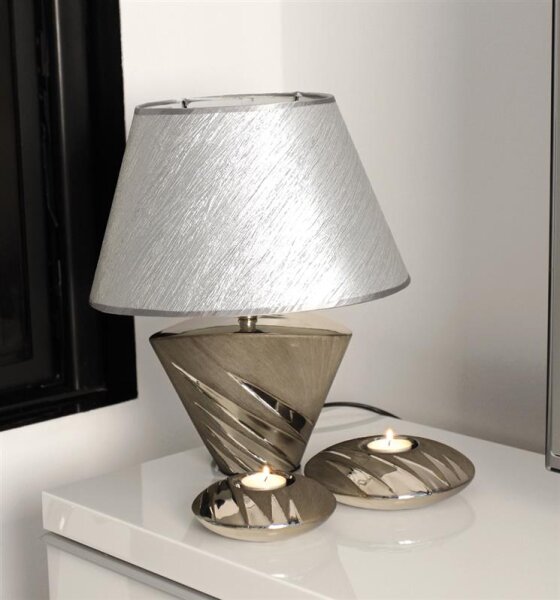 Gilde Keramik Lampe Yucca L 20 x B 35 x H 40 cm...