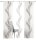 Home Wohnideen Schiebevorhangset Voile Scherli Welle 6er Set 6 x 245 x 60 cm Braun transparent