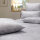 Estella Mako-Interlock-Jersey Bettwäsche-Garnituren 2 teilig Bezug 155 x 200 cm + 1 x Kissen 80 x 80 Gregorio Ornament silber