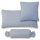 Estella Fein Jersey Kissenhülle 40 x 60 cm Atelier Jersey-Kissen hellblau
