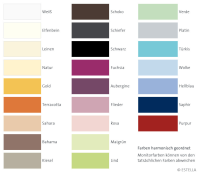 Estella Samt-Velours/Frottee Spannbettlaken Spannbetttuch verschiedene Größen und Farben