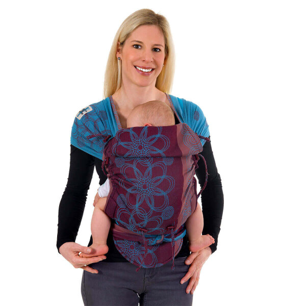 Hoppediz Hop-Tye Conversion Tragetuch Tragehilfe / Wrap Marrakesch rost blau