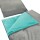 soma Microfaser Plüsch Wende Bettwäsche 4 teilig Bettbezug 135 x 200 cm Kopfkissenbezug 80 x 80 cm Cashmere Feeling Grau Türkis